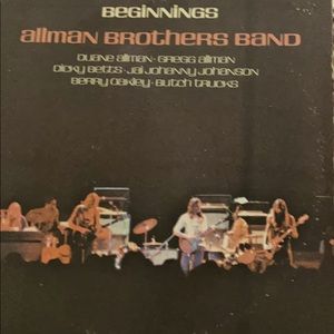 Original Allman Brothers band Beginnings vinyl